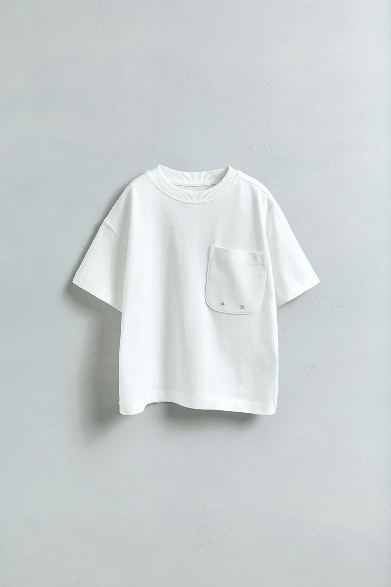 PLAIN POCKET T-SHIRT