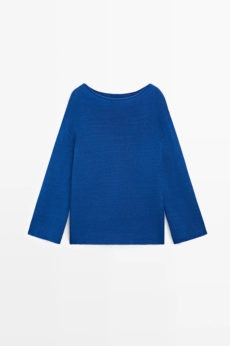 100% mercerised cotton sweater