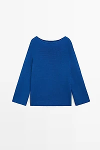 100% mercerised cotton sweater