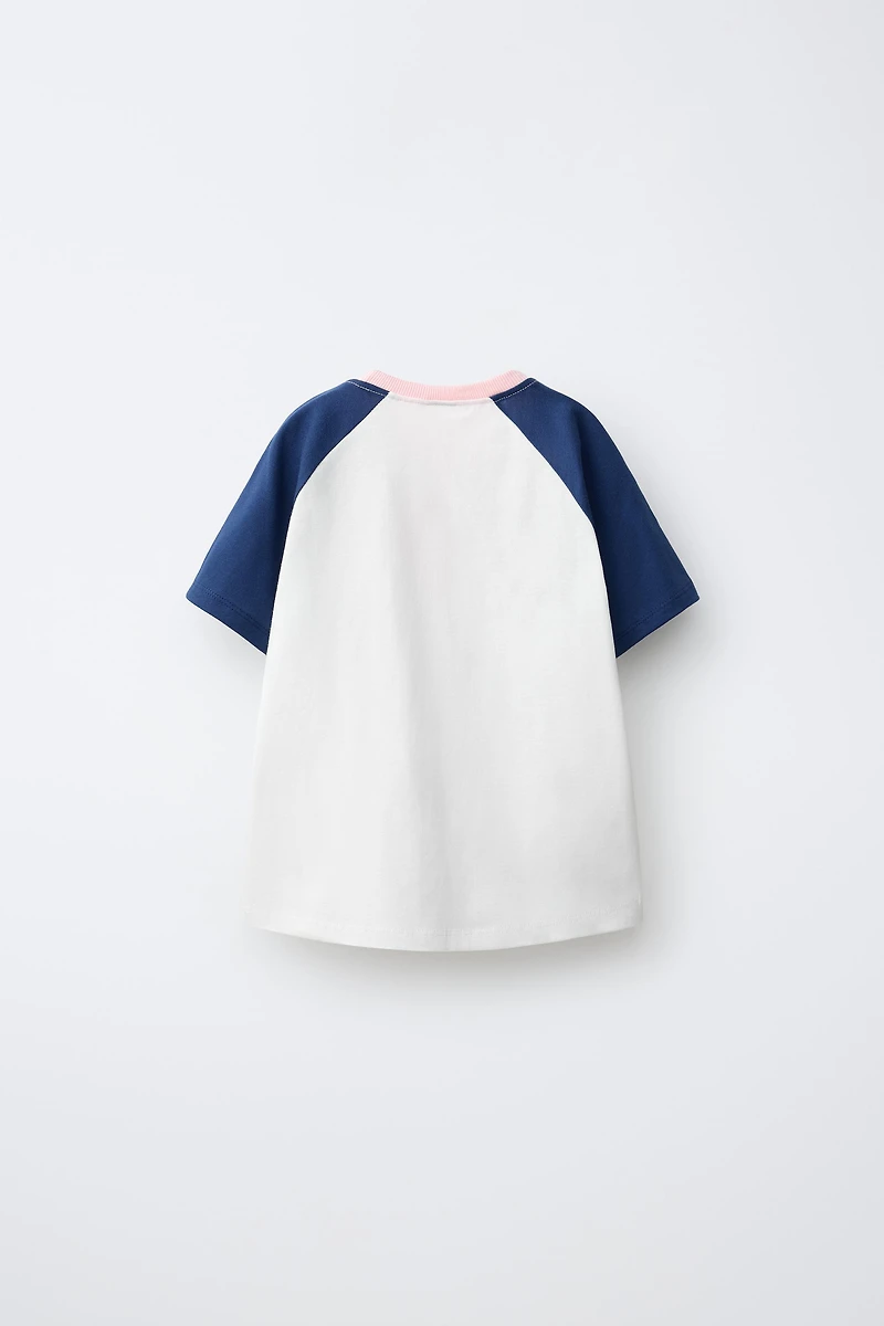 PRINTED RAGLAN T-SHIRT