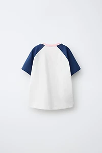 PRINTED RAGLAN T-SHIRT