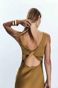 ROBE MIDI SATINÉE