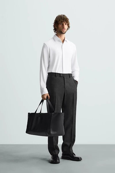 CHEMISE ÉLASTIQUE TEXTURÉE