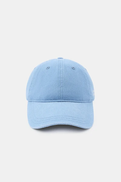 EMBROIDERED TEXT TWILL CAP
