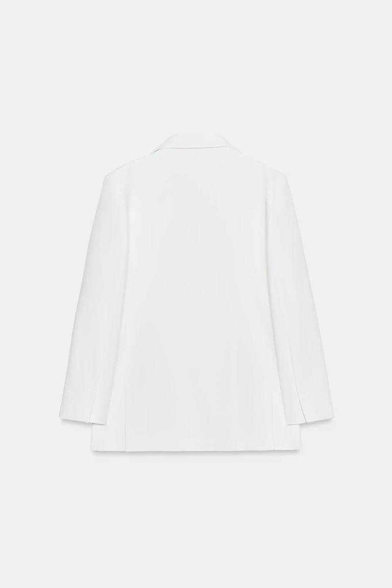 VESTE OVERSIZE À BOUTONNAGE CROISÉ