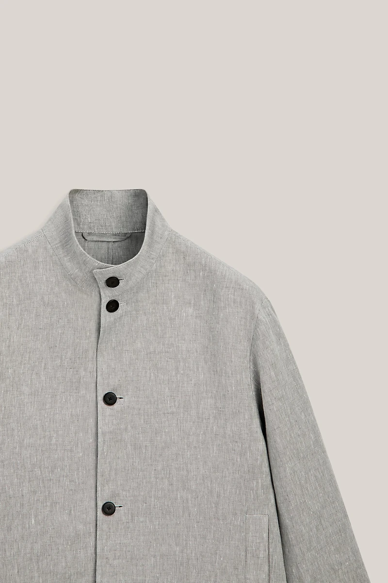 Total look linen bomber jacket - LIMITED EDITION