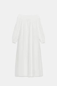 ZW COLLECTION OFF-THE-SHOULDER MIDI DRESS