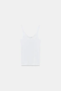 RIBBED STRAP TOP