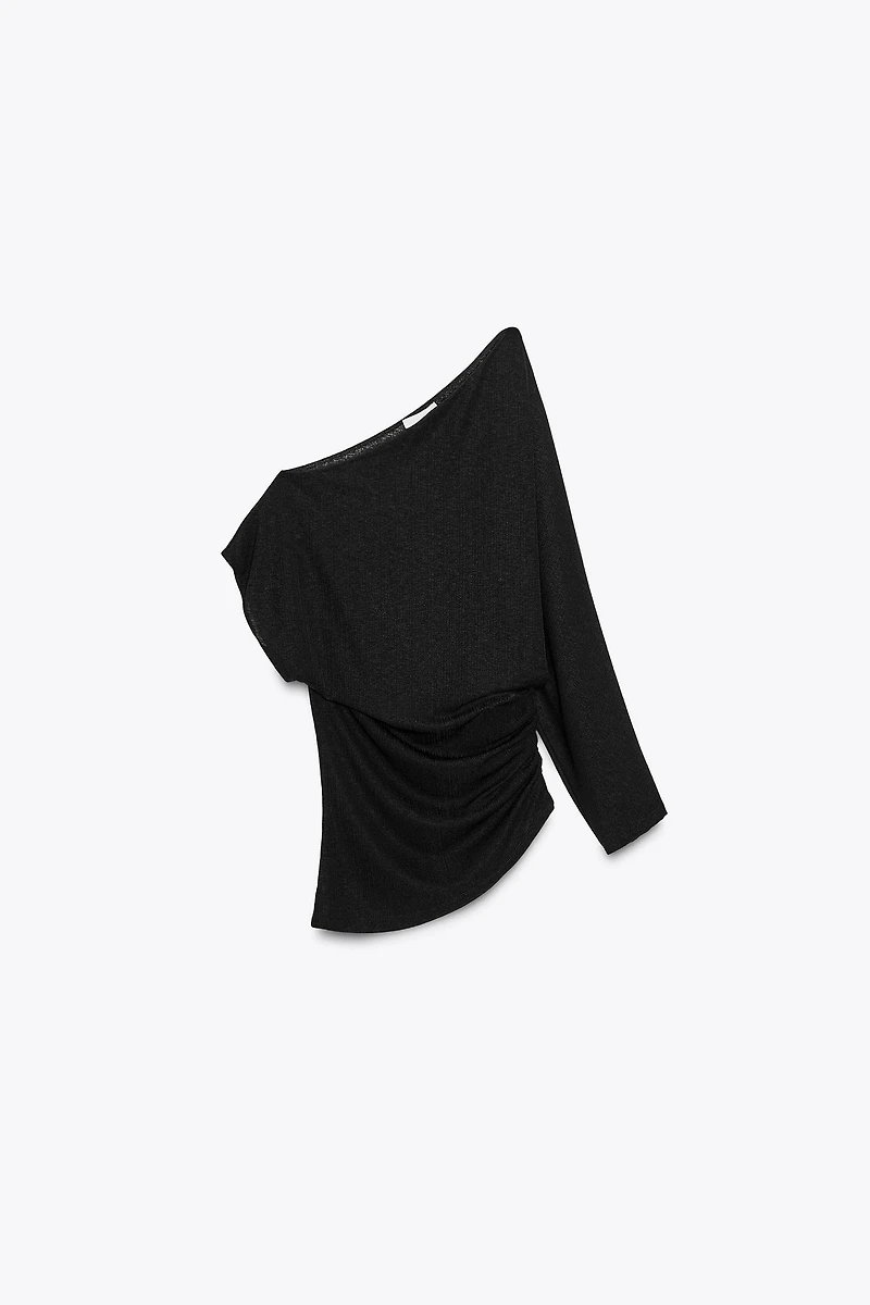FLOWY ASYMMETRIC TOP
