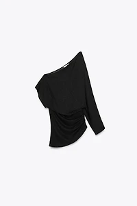 FLOWY ASYMMETRIC TOP