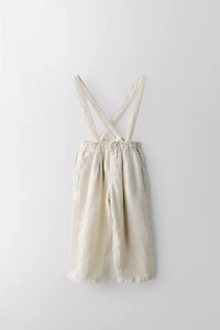 YEARS / 100% LINEN PANTS WITH REMOVABLE SUSPENDERS LIMITED EDITION
