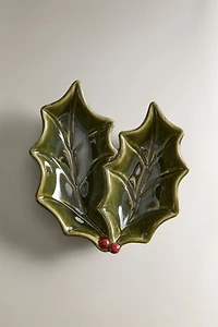 CHRISTMAS HOLLY PORCELAIN BOWL