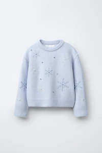 KNIT SNOWFLAKE JUMPER