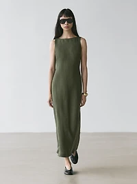 Long linen dress