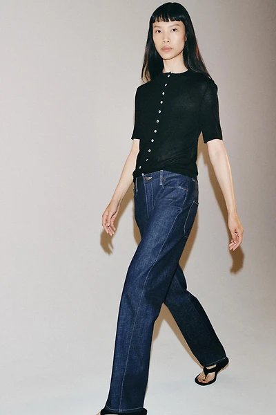ZW COLLECTION HIGH-WAIST STRAIGHT JEANS