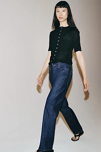 ZW COLLECTION HIGH-WAIST STRAIGHT JEANS