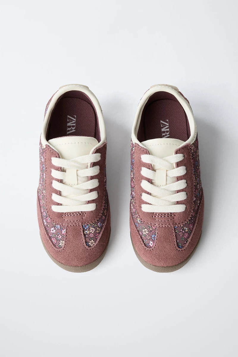 FLOWER PRINT SNEAKERS