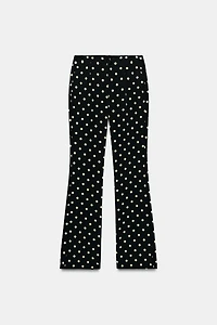 POLKA DOT FLARE PANTS