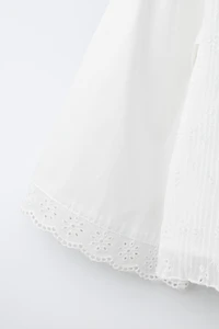 PLEATED LACE TOP