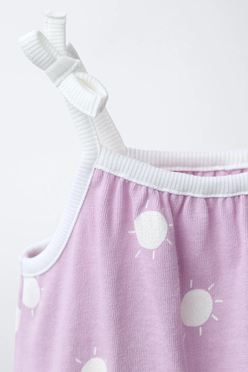 SUN PRINT ROMPER