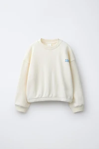 SWEATSHIRT AND BERMUDA SET WITH TEXT