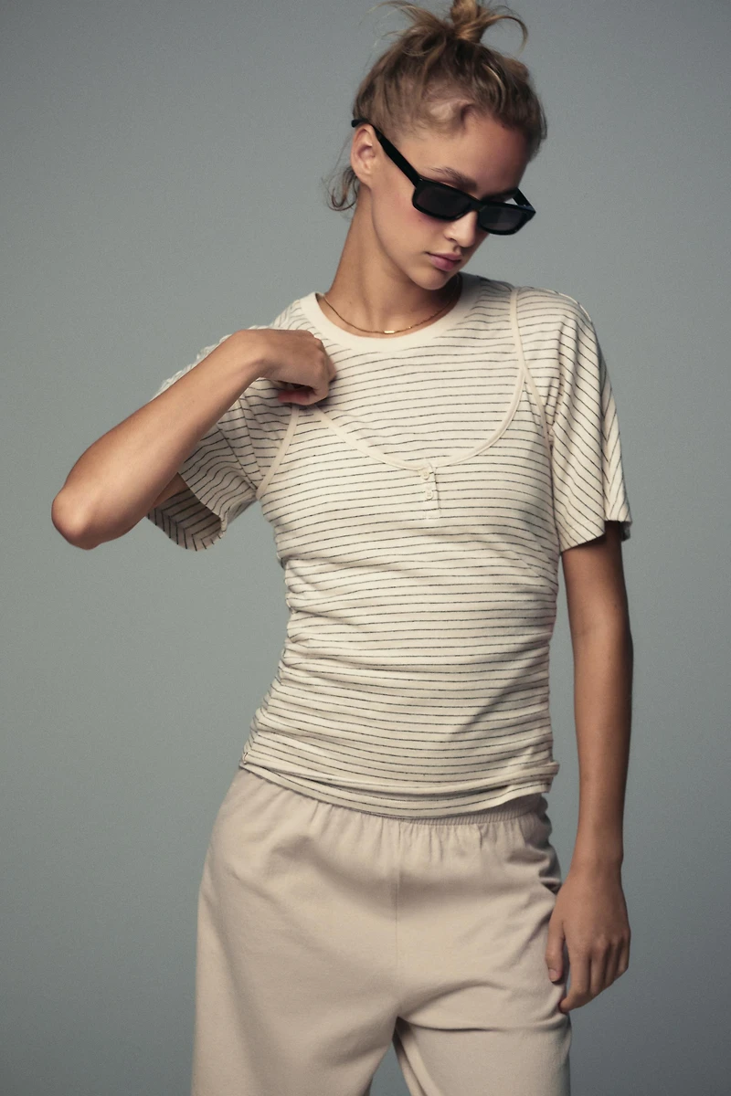 T-SHIRT RUSTIQUE PLIS