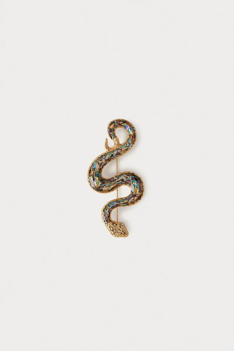 SNAKE BROOCH MARISA BERENSON X ZARA