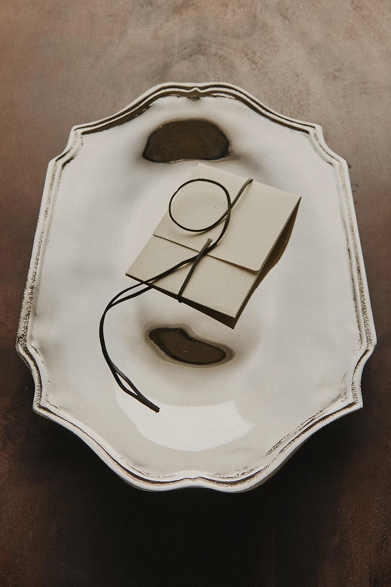 PLATEAU DÉCORATIF ACIER