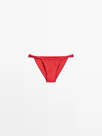 Gathered bikini bottoms
