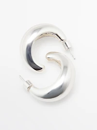Boucles d’oreilles créoles demi-lune