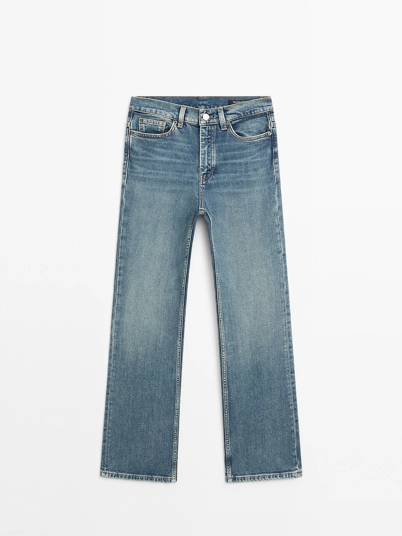 Jean bootcut taille haute