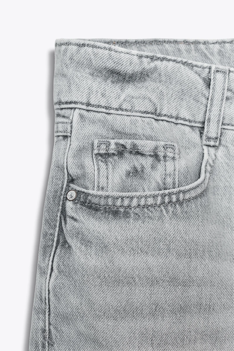 Z.09 STRAIGHT ANKLE HIGH WAIST CROSSOVER JEANS