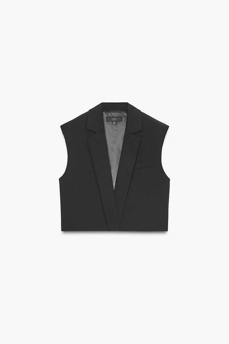 SHORT LAPEL VEST