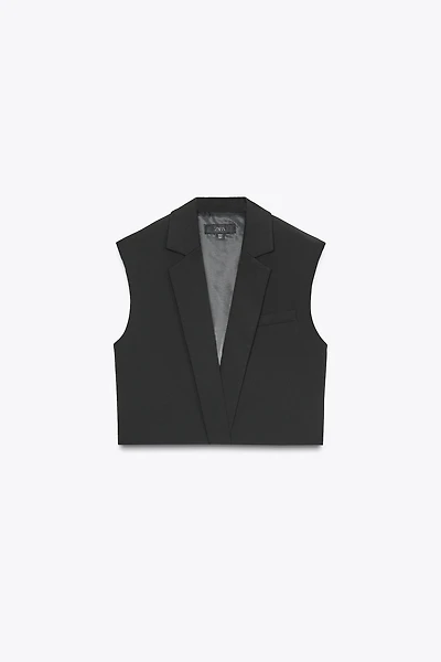 SHORT LAPEL VEST