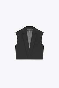 SHORT LAPEL VEST