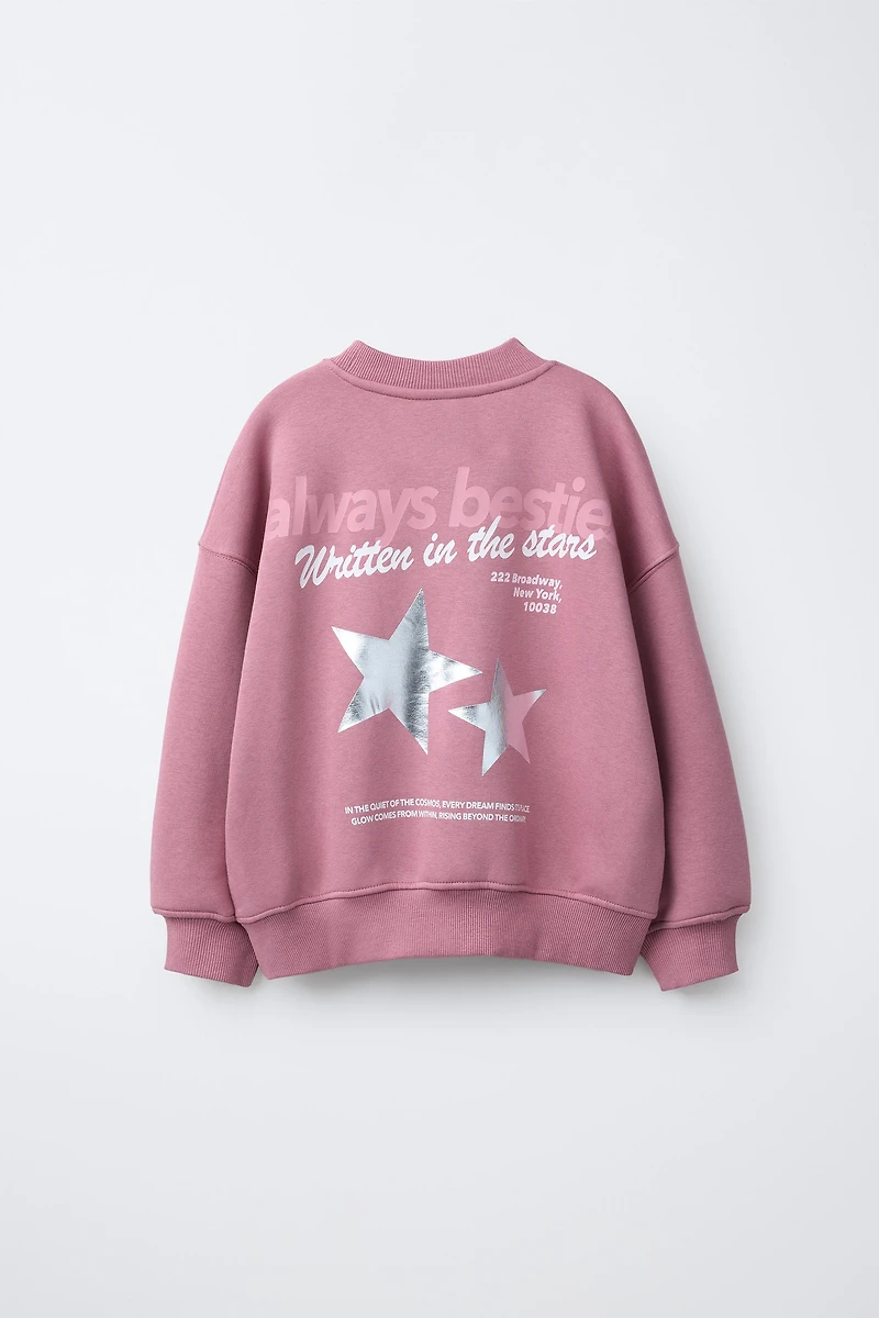 SWEAT ÉTOILES BRILLANTES