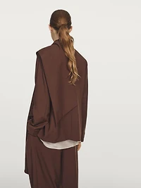 Blazer cape foulard - Studio