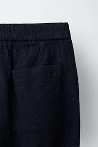 PANTALON DE COSTUME AVEC LIN