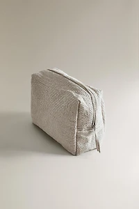 CHILDREN'S GINGHAM TOILETRY BAG