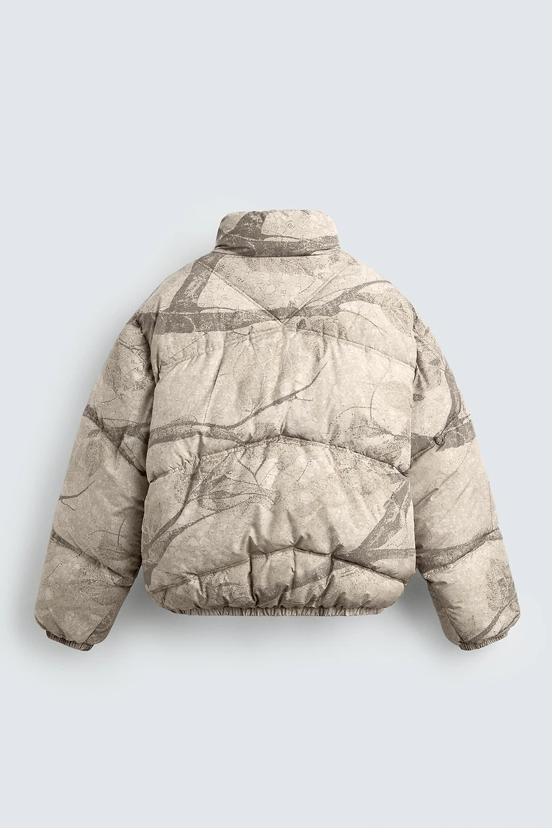 VESTE MATELASSÉE IMPRIMÉ ABSTRAIT