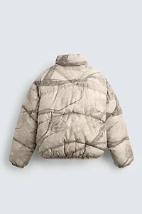 VESTE MATELASSÉE IMPRIMÉ ABSTRAIT