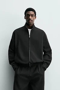 INTERLOCK ZIP SWEATSHIRT