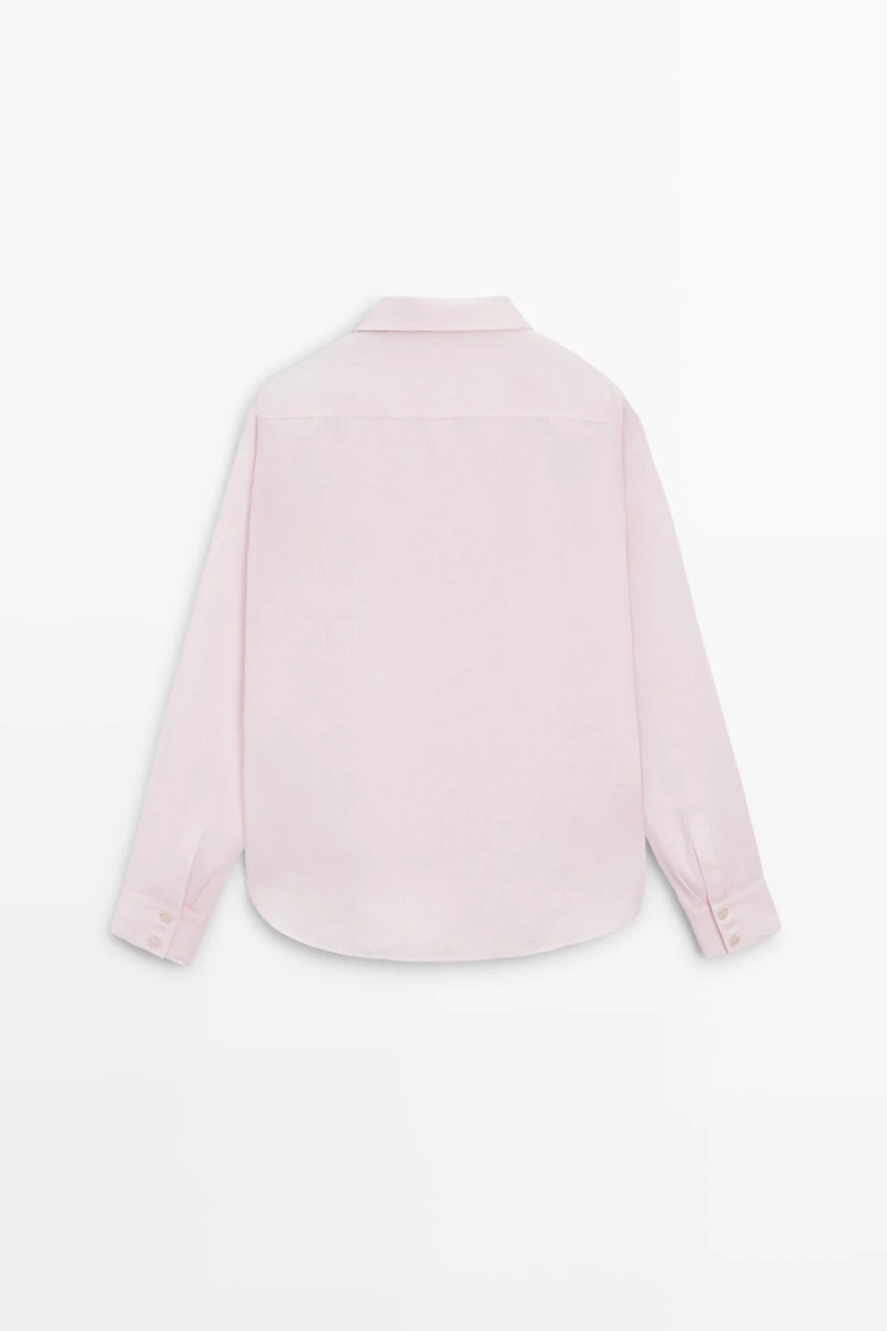Flowing 100% linen shirt