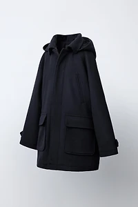 CLOTH HOODIE COAT
