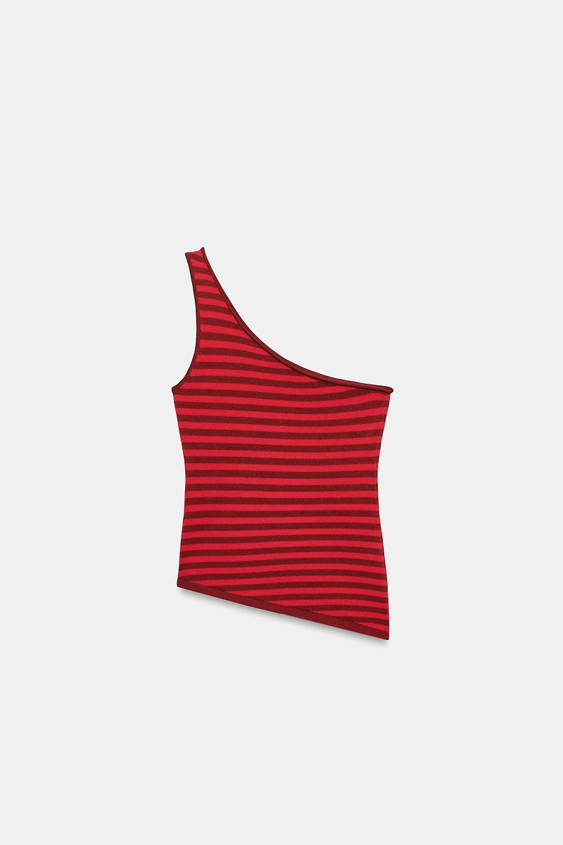 ASYMMETRIC STRIPED TOP