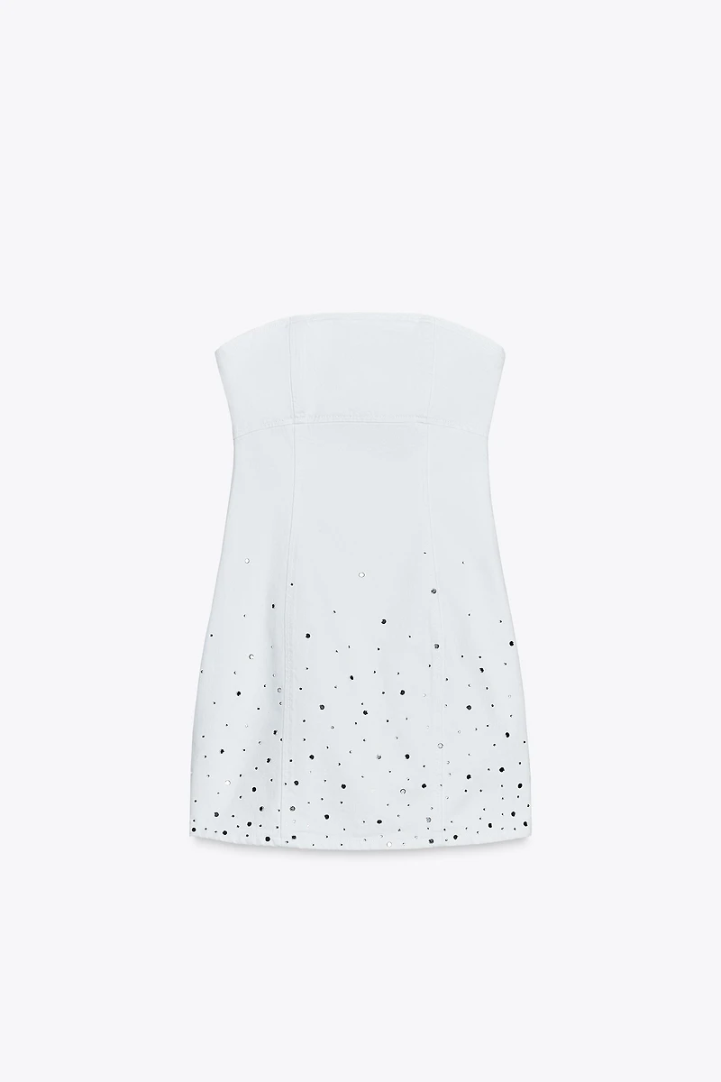 Z1975 GLITTER DENIM MINI DRESS
