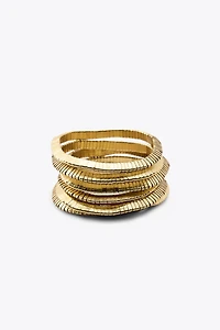 PACK OF ELASTIC METAL BRACELETS