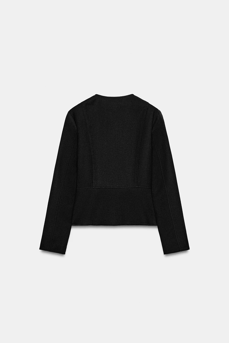 SOFT PEPLUM JACKET