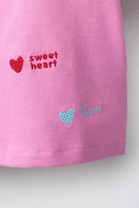 EMBROIDERED T-SHIRT