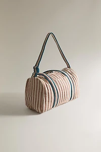 STRIPED DIAPER BAG